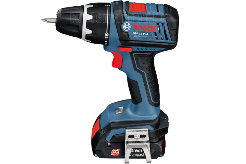 Акумулаторен пробивен винтоверт GSR 18 V-LI Professional, 0 601 866 100 - 1